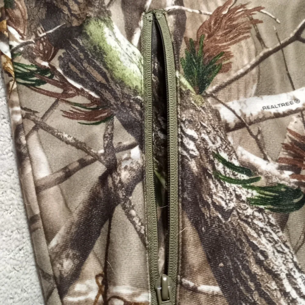 Scent Lok Full Season Base Layer Realtree Fleece Camo Jacket Mens Size Large - Picture 12 of 16